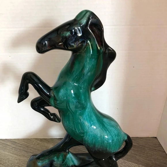 Vintage Blue Mountain Pottery 14”  Rearing Horse - Picture 2 of 14